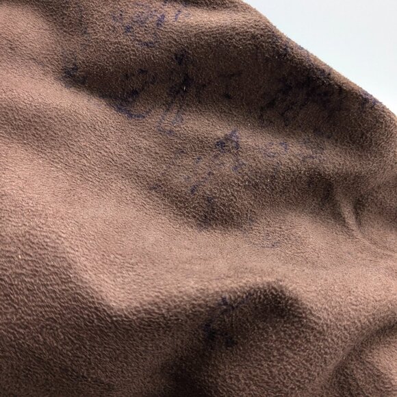 Brighton Women's Straw Shoulder Bag Leather Trim Large, Silver and Wood Hardware - Picture 12 of 16